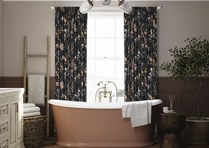 Orientalis, Jet - Made to Measure Curtains - Image 3